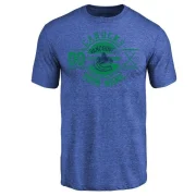 Custom Men's Vancouver Canucks Branded Insignia T-Shirt - Royal