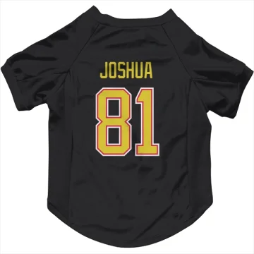 Dakota Joshua Vancouver Canucks  Dog & Cat Pet Jersey - Black