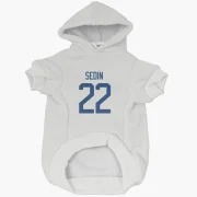 Daniel Sedin Vancouver Canucks  Dog & Cat Pet Hoodie - White