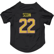 Daniel Sedin Vancouver Canucks  Dog & Cat Pet Jersey - Black