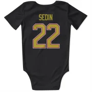 Daniel Sedin Vancouver Canucks  Infant & Newborn Bodysuit - Black