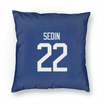 Daniel Sedin Vancouver Canucks  Pillow Cover (18 X 18) - Blue