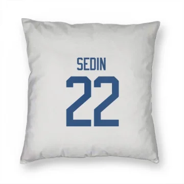 Daniel Sedin Vancouver Canucks  Pillow Cover (18 X 18) - White