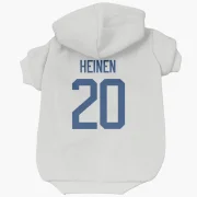 Danton Heinen Vancouver Canucks  Dog & Cat Pet Hoodie - White