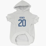 Danton Heinen Vancouver Canucks  Dog & Cat Pet Hoodie - White