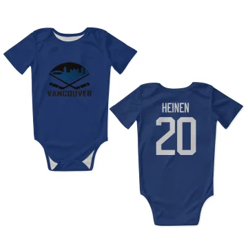 Danton Heinen Vancouver Canucks  Infant & Newborn Bodysuit - Blue