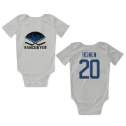 Danton Heinen Vancouver Canucks  Infant & Newborn Bodysuit - White