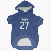 Derek Forbort Vancouver Canucks  Dog & Cat Pet Hoodie - Blue