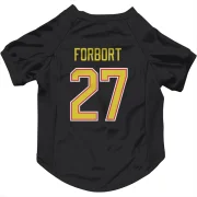 Derek Forbort Vancouver Canucks  Dog & Cat Pet Jersey - Black