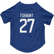 Derek Forbort Vancouver Canucks  Dog & Cat Pet Jersey - Blue