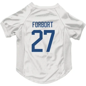 Derek Forbort Vancouver Canucks  Dog & Cat Pet Jersey - White