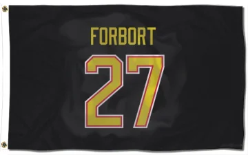 Derek Forbort Vancouver Canucks  Flag (3 X 5) - Black