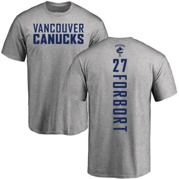 Derek Forbort Men's Vancouver Canucks Backer T-Shirt - Ash