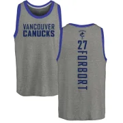 Derek Forbort Men's Vancouver Canucks Backer Tank Top - Ash