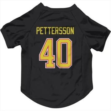 Elias Pettersson Vancouver Canucks  Dog & Cat Pet Jersey - Black