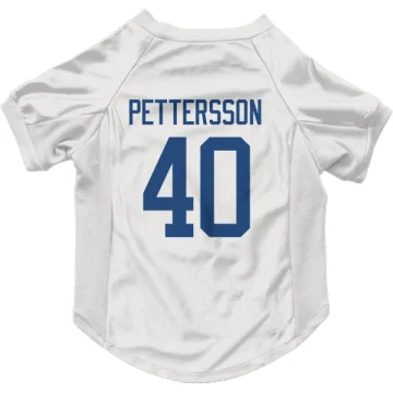 Elias Pettersson Vancouver Canucks  Dog & Cat Pet Jersey - White