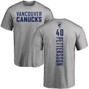 Elias Pettersson Men's Vancouver Canucks Branded Backer T-Shirt - Ash