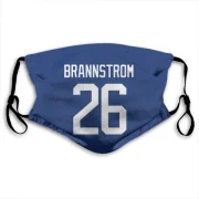 Erik Brannstrom Vancouver Canucks  Face Mask - Blue