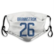 Erik Brannstrom Vancouver Canucks  Face Mask - White