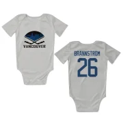 Erik Brannstrom Vancouver Canucks  Infant & Newborn Bodysuit - White