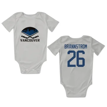 Erik Brannstrom Vancouver Canucks  Infant & Newborn Bodysuit - White