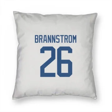 Erik Brannstrom Vancouver Canucks  Pillow Cover (18 X 18) - White