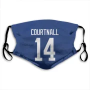 Geoff Courtnall Vancouver Canucks  Face Mask - Blue