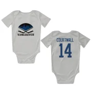 Geoff Courtnall Vancouver Canucks  Infant & Newborn Bodysuit  - White