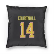 Geoff Courtnall Vancouver Canucks  Pillow Cover (18 X 18) - Black