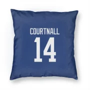 Geoff Courtnall Vancouver Canucks  Pillow Cover (18 X 18) - Blue