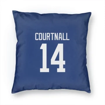 Geoff Courtnall Vancouver Canucks  Pillow Cover (18 X 18) - Blue