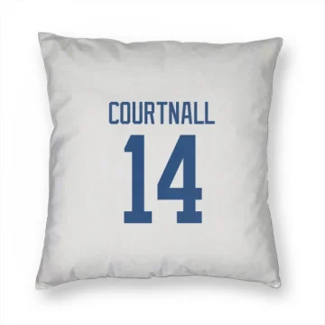 Geoff Courtnall Vancouver Canucks  Pillow Cover (18 X 18) - White