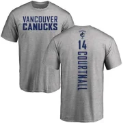 Geoff Courtnall Men's Vancouver Canucks Branded Backer T-Shirt - Ash