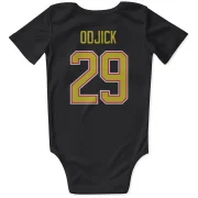 Gino Odjick Vancouver Canucks  Infant & Newborn Bodysuit  - Black