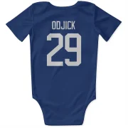 Gino Odjick Vancouver Canucks  Infant & Newborn Bodysuit  - Blue