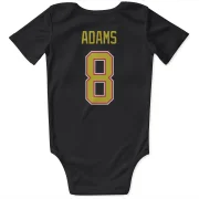 Greg Adams Vancouver Canucks  Infant & Newborn Bodysuit  - Black