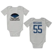 Guillaume Brisebois Vancouver Canucks  Infant & Newborn Bodysuit - White