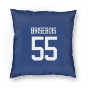 Guillaume Brisebois Vancouver Canucks  Pillow Cover (18 X 18) - Blue