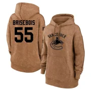 Guillaume Brisebois Women's Vancouver Canucks 2023 Salute to Service Pullover Hoodie Brown