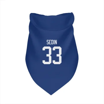 Henrik Sedin Vancouver Canucks  Dog & Cat Pet Bandana - Blue