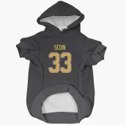 Henrik Sedin Vancouver Canucks  Dog & Cat Pet Hoodie - Black