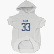 Henrik Sedin Vancouver Canucks  Dog & Cat Pet Hoodie - White