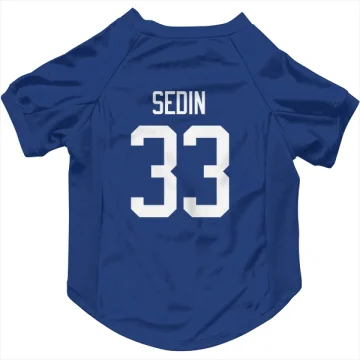 Henrik Sedin Vancouver Canucks  Dog & Cat Pet Jersey - Blue