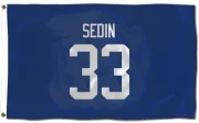 Henrik Sedin Vancouver Canucks  Flag (3 X 5) - Blue