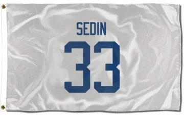 Henrik Sedin Vancouver Canucks  Flag (3 X 5) - White