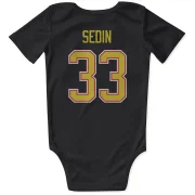 Henrik Sedin Vancouver Canucks  Infant & Newborn Bodysuit  - Black