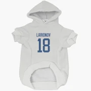 Igor Larionov Vancouver Canucks  Dog & Cat Pet Hoodie - White