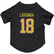 Igor Larionov Vancouver Canucks  Dog & Cat Pet Jersey - Black