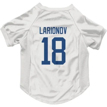 Igor Larionov Vancouver Canucks  Dog & Cat Pet Jersey - White