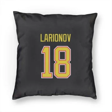 Igor Larionov Vancouver Canucks  Pillow Cover (18 X 18) - Black